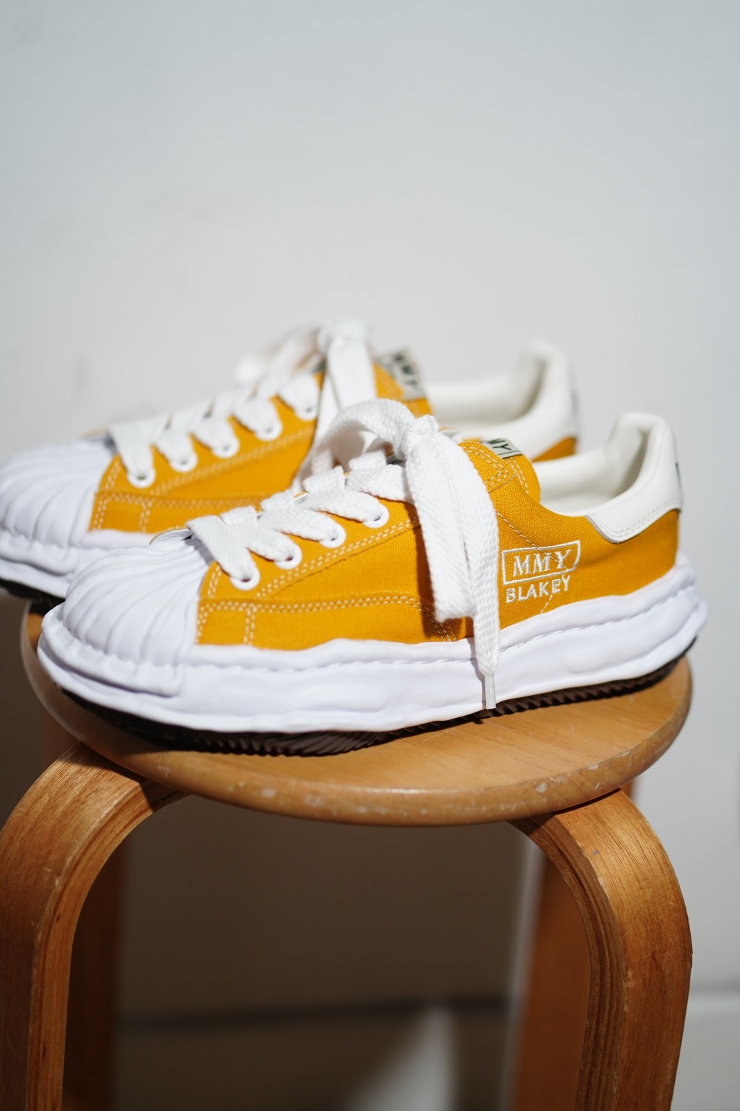 現貨| Mihara Yasuhiro BLAKEY OG Sole Canvas Low Yellow A08FW735