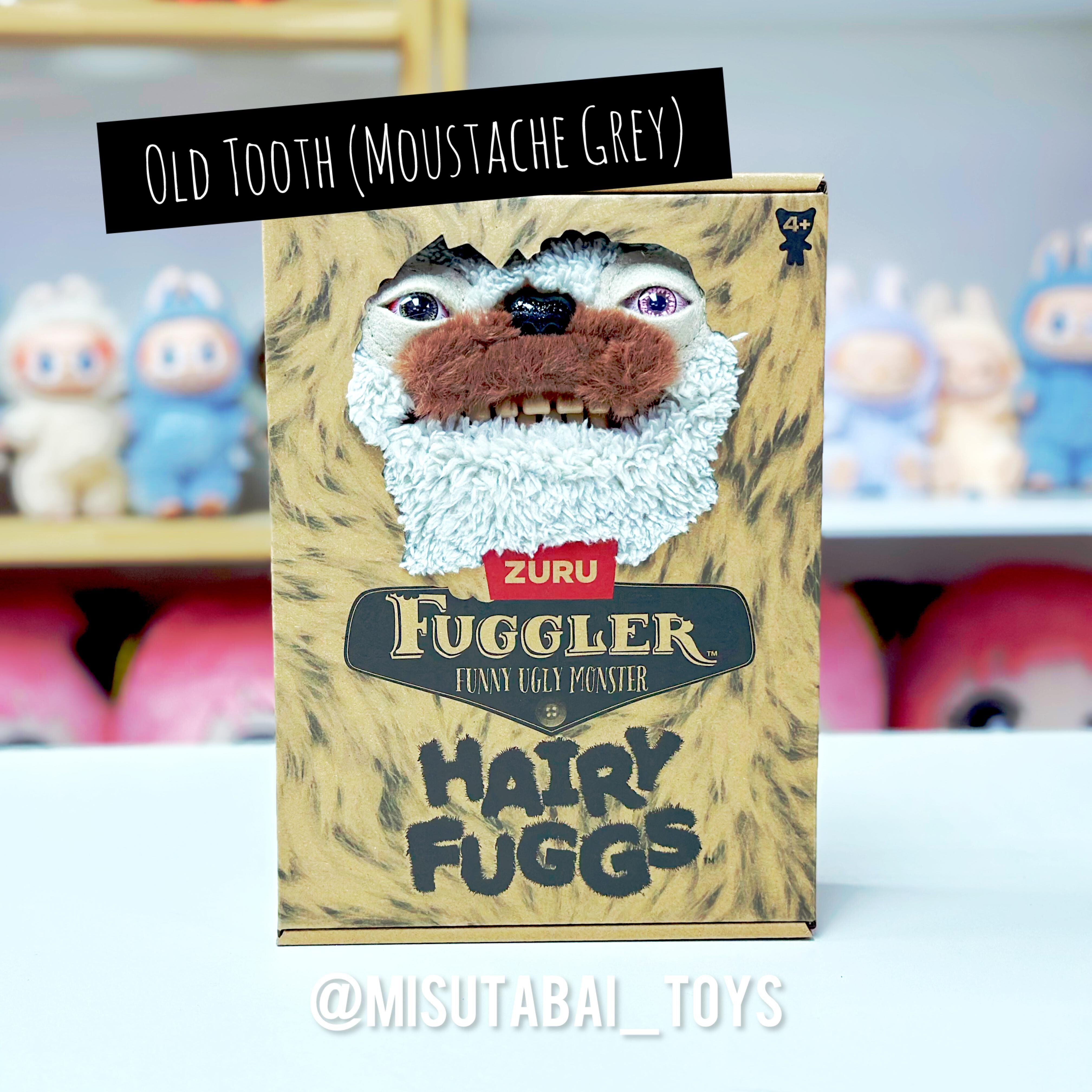 FG77356  FUGGLER HAIRY FUGG- OLD TOOTH (MOUSTACHE  GREY)