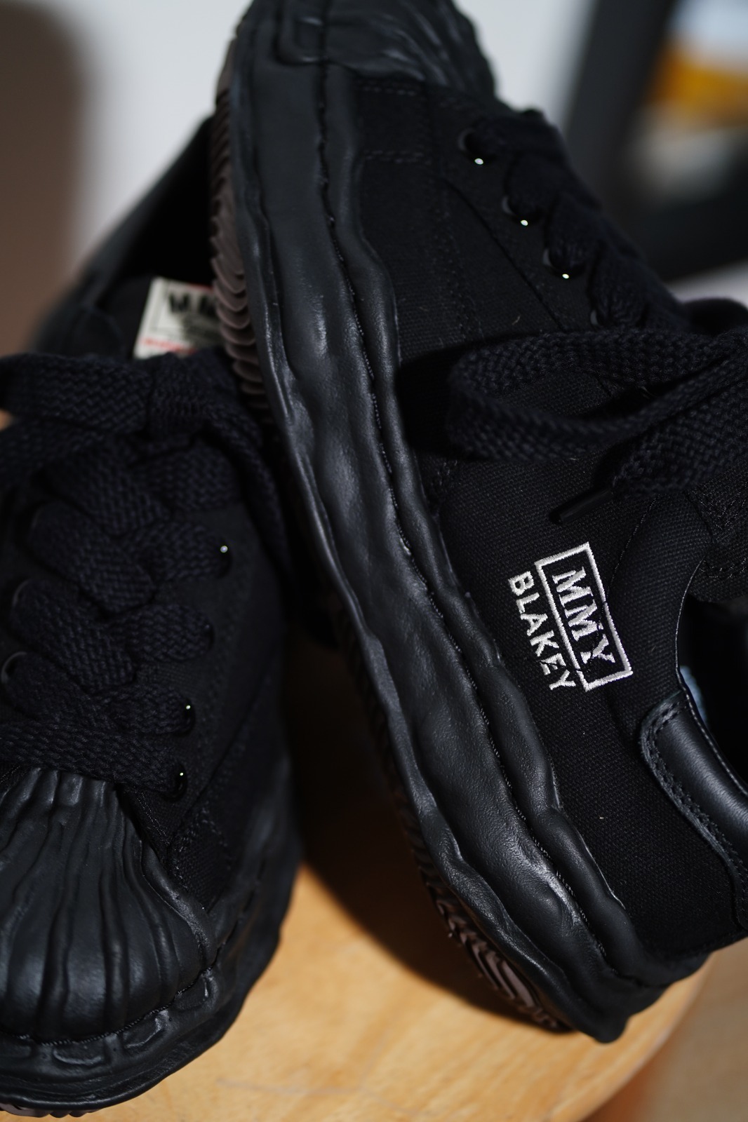 現貨| Mihara Yasuhiro BLAKEY OG Sole Canvas Low BLACK/BLACK A08FW735