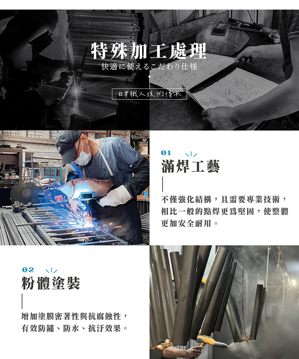 ⓂⒾⓉBrooklyn Series臺灣製頂天立地衣帽架(寬69.5/黑色)