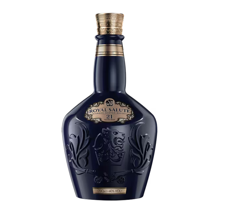 Chivas Regal Royal Salute 21 Years Old (顏色隨機發送) 芝華士 皇家禮炮 21年 (舊裝絨布袋)