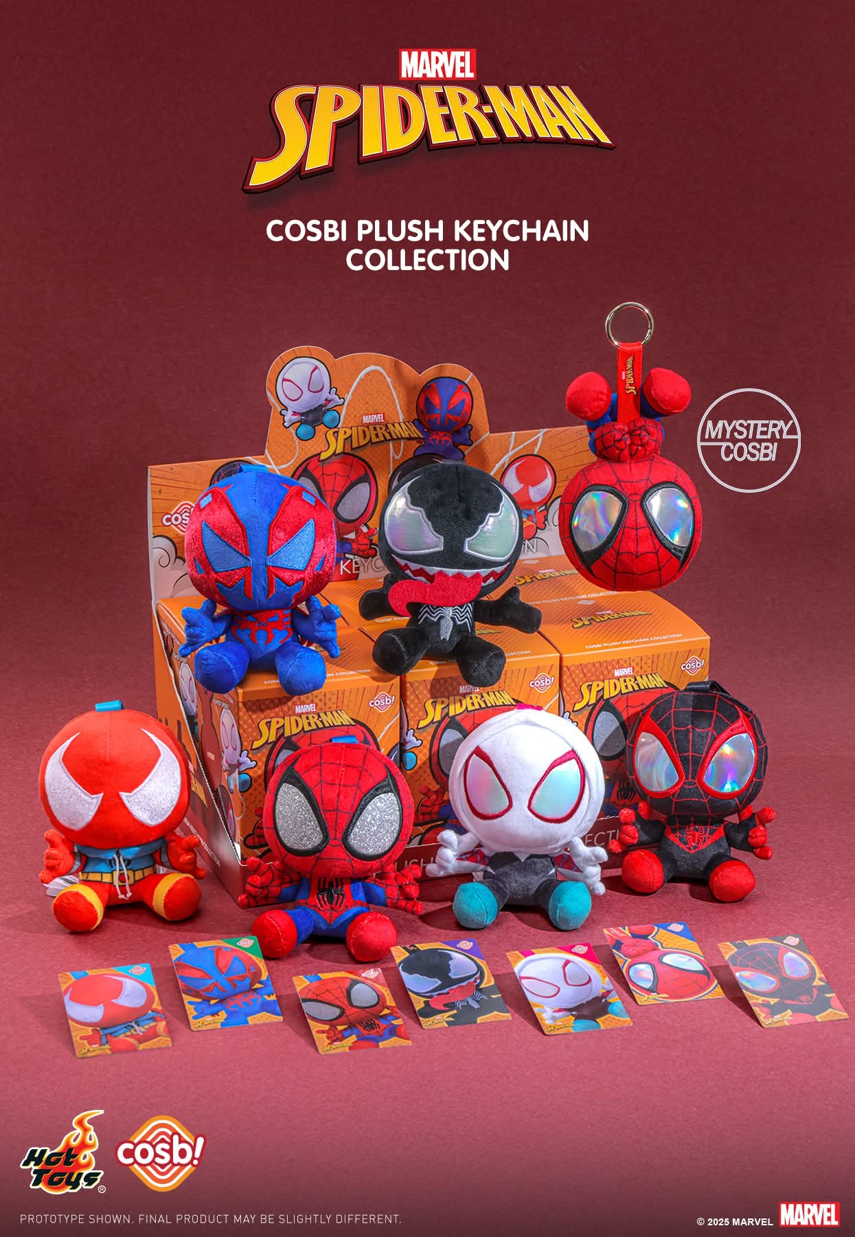 Hot Toys Spider-Man Cosbi Plush Keychain