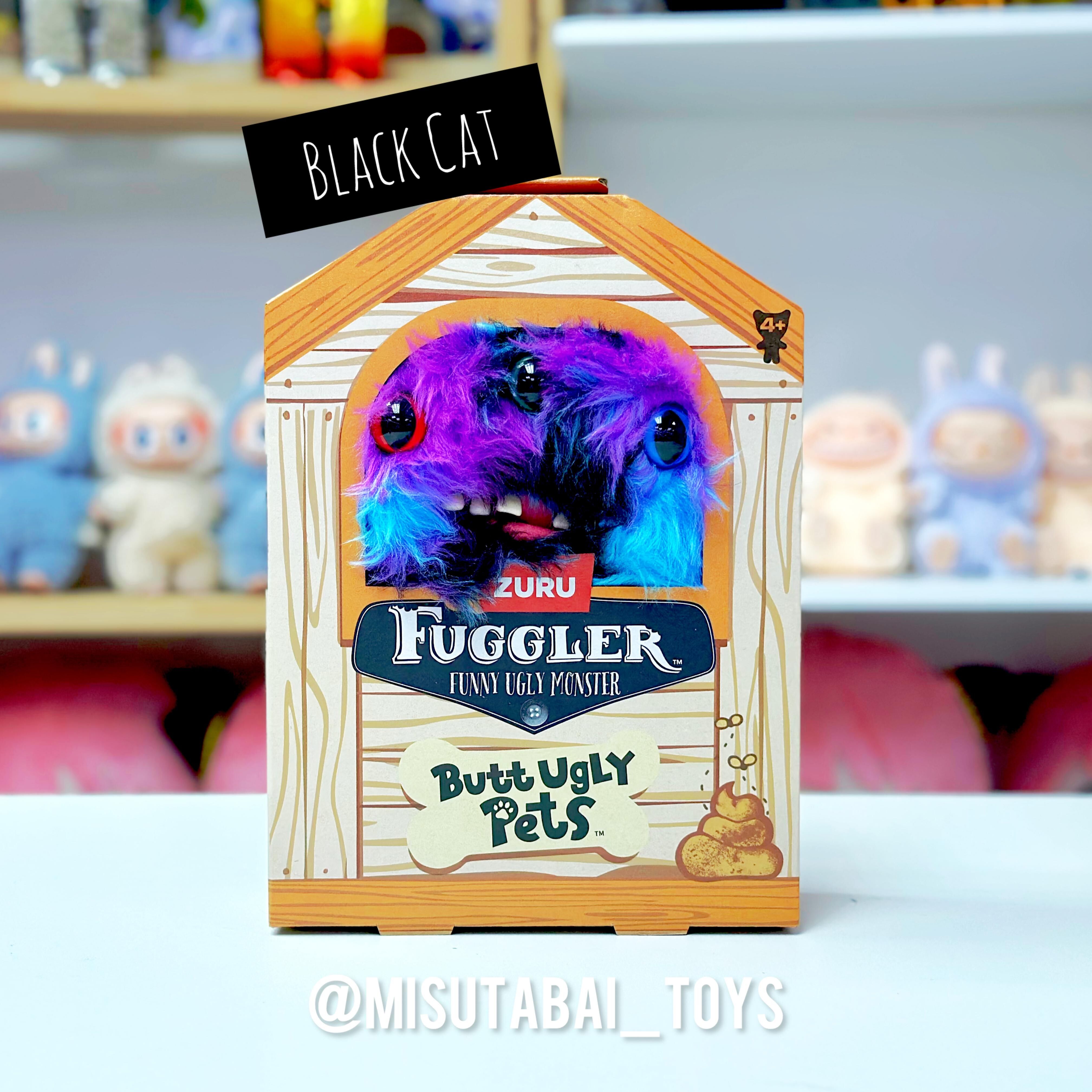 FG82923  FUGGLER BUTT UGLY PETS- REEK O (BLACK CAT)