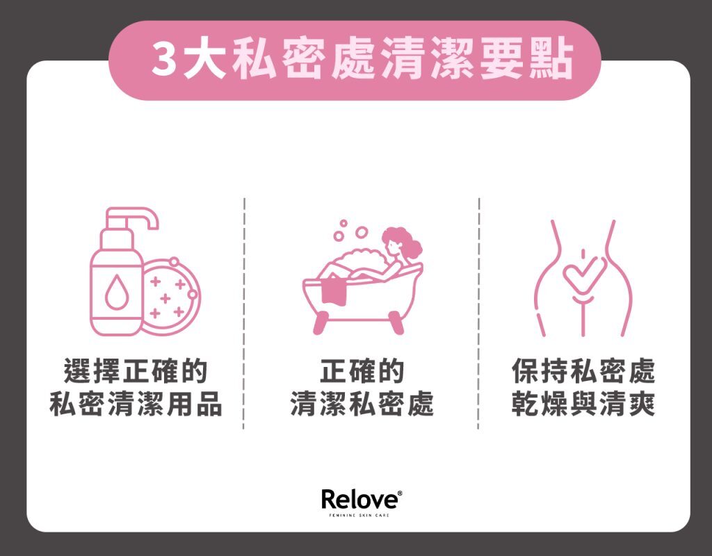 3大私密處清潔要點