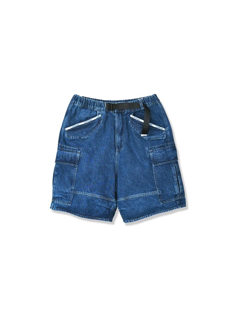LAPRIMA 特殊赤耳丹寧水洗多袋工裝牛仔短褲