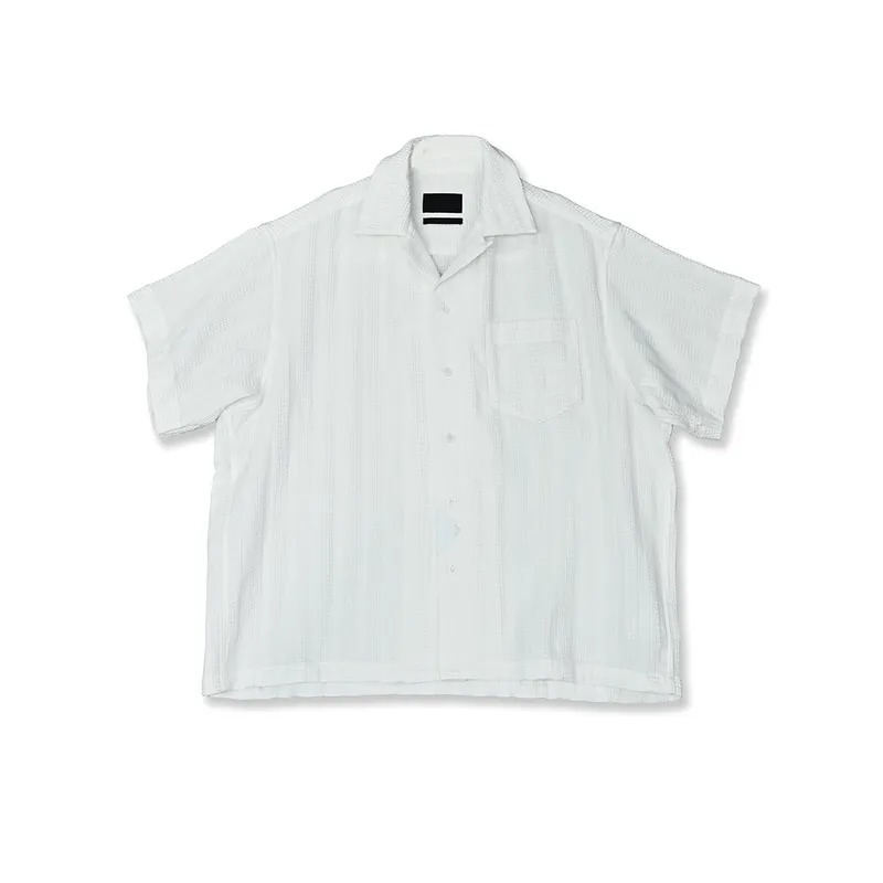 LAPRIMA 華夫格百慕達度假襯衫