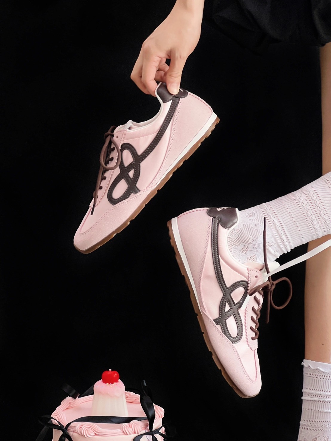 WE FLOWER 法棍小花鞋 玫瑰 焦糖底