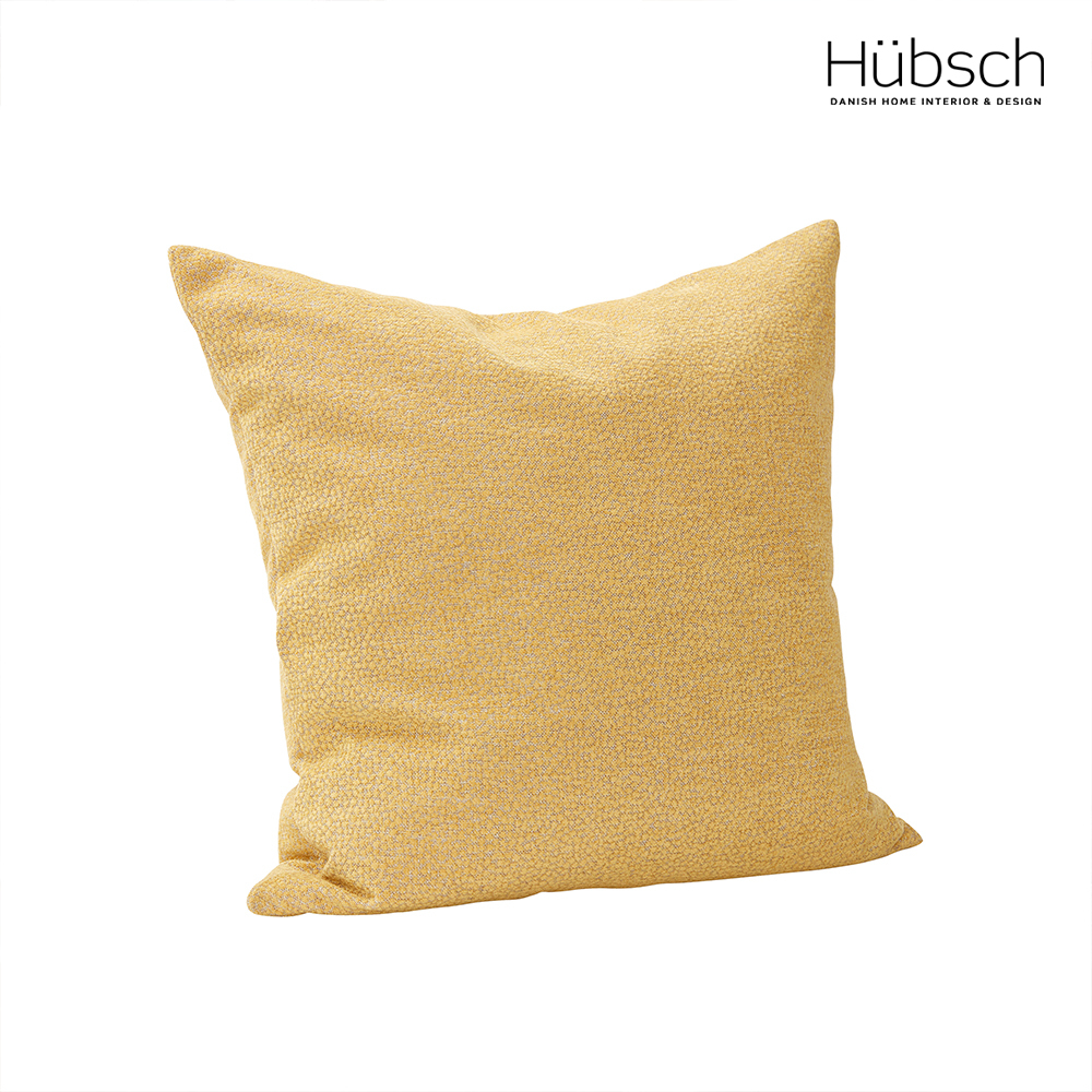 Hübsch-芥末黃方形抱枕(含枕心)