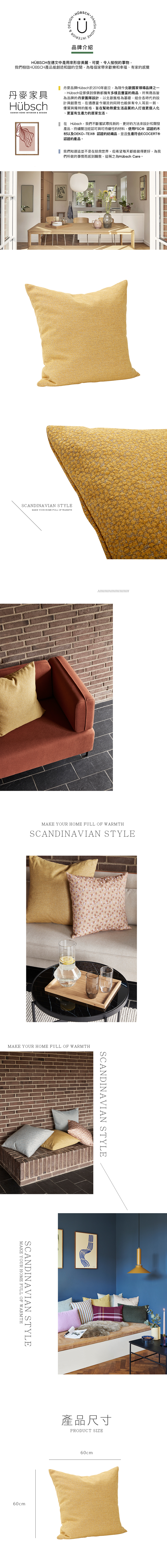 GOODSHIT,輕奢風,枕頭,HÜBSCH,丹麥原裝進口,最新潮流家居品牌,北歐居家生活,枕頭套,含枕心,寢具,枕頭,INS風,小紅書,單人枕,抱枕