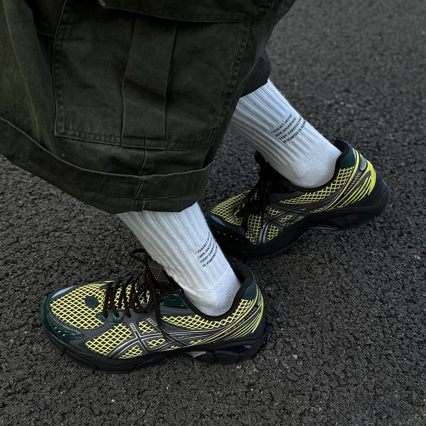 ASICS GT-2160 UB7-S x KIKO KOSTANDINOV 黃綠網布復古休閒運動鞋