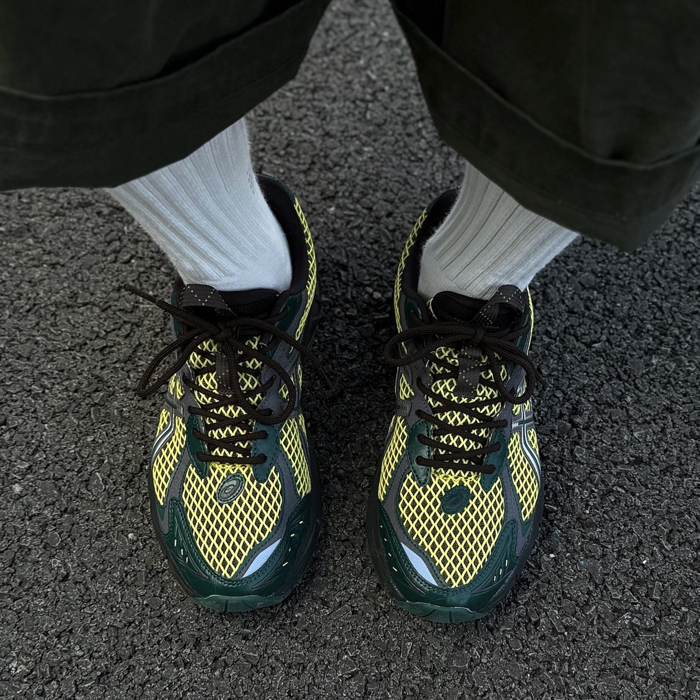 ASICS GT-2160 UB7-S x KIKO KOSTANDINOV 黃綠 黑黃 網布 復古 休閒 運動鞋 男鞋 1203A491-300 /預購