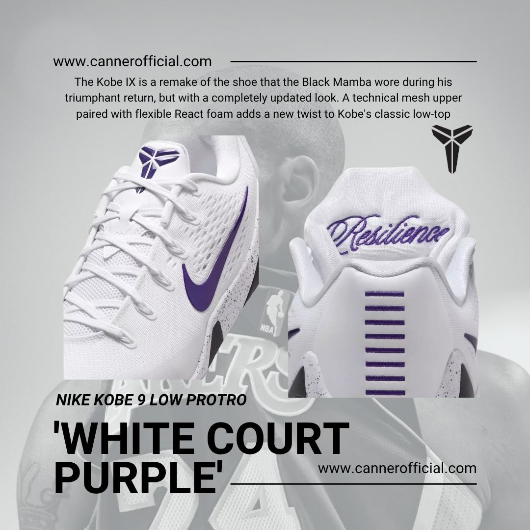 NIKE KOBE 9 ELITE LOW EM PROTRO 白紫 男鞋 IH1401-100