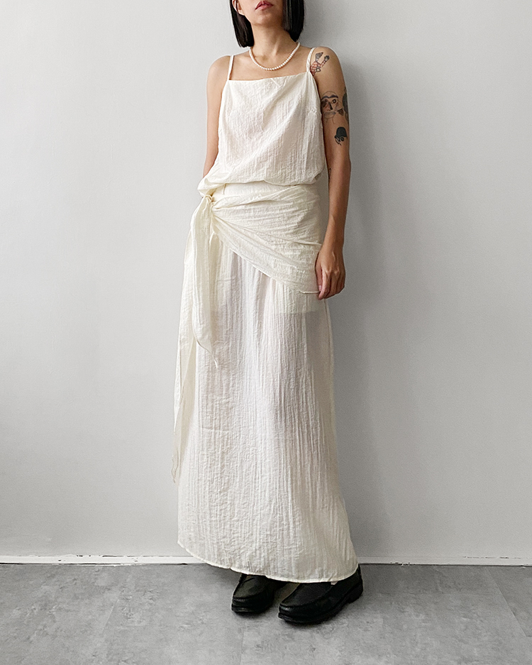 MFD-2756 細肩帶長裙三件