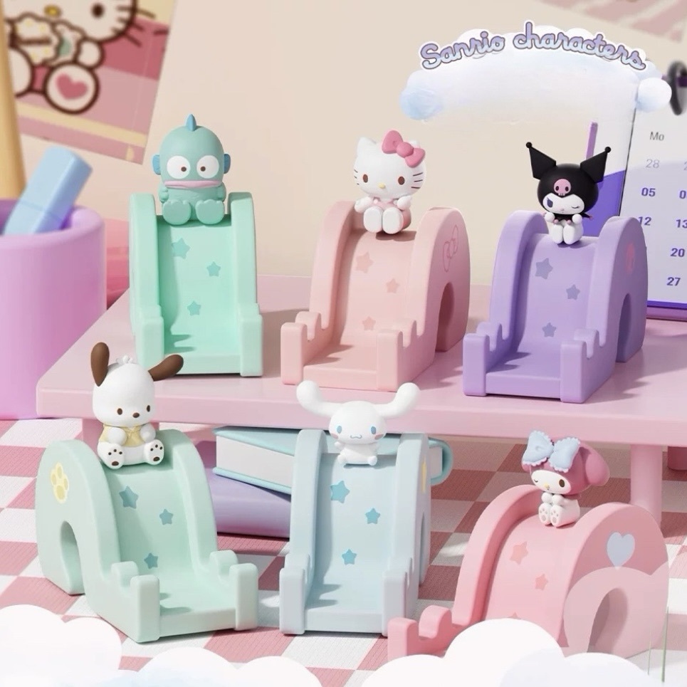 SANRIO 三麗鷗家族 手機支架 溜滑梯 造型 擺件 指定款 桌面小物 代購