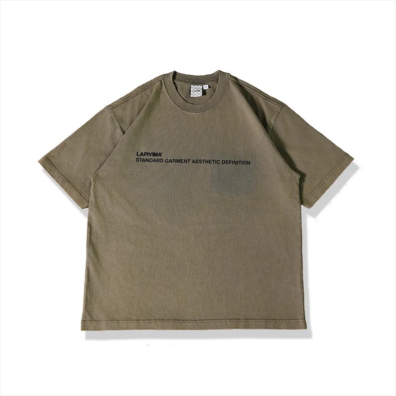 LAPRIMA 夏日多色水洗印花短TEE(胸前印花款)