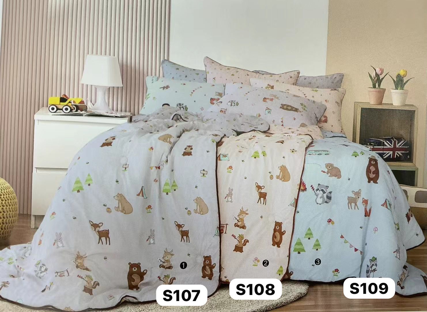 [S107 - S109] 韓國天絲四季被