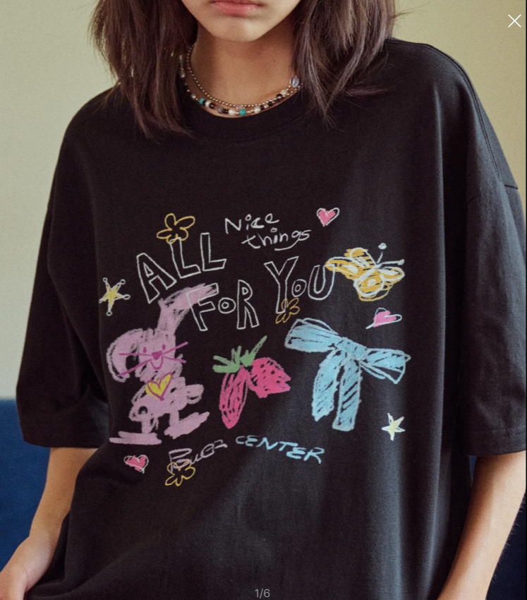 CPGN STUDIO / DTP All For You Short T-shirt / Black /   JUL25