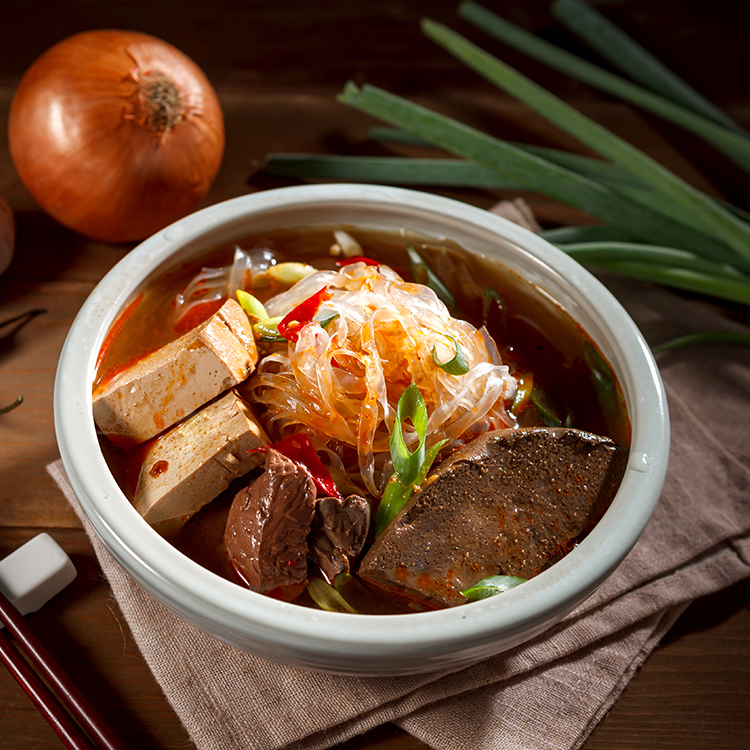 川麻老火鴨血豆腐煲