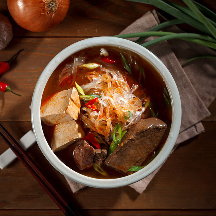 川麻老火鴨血豆腐煲