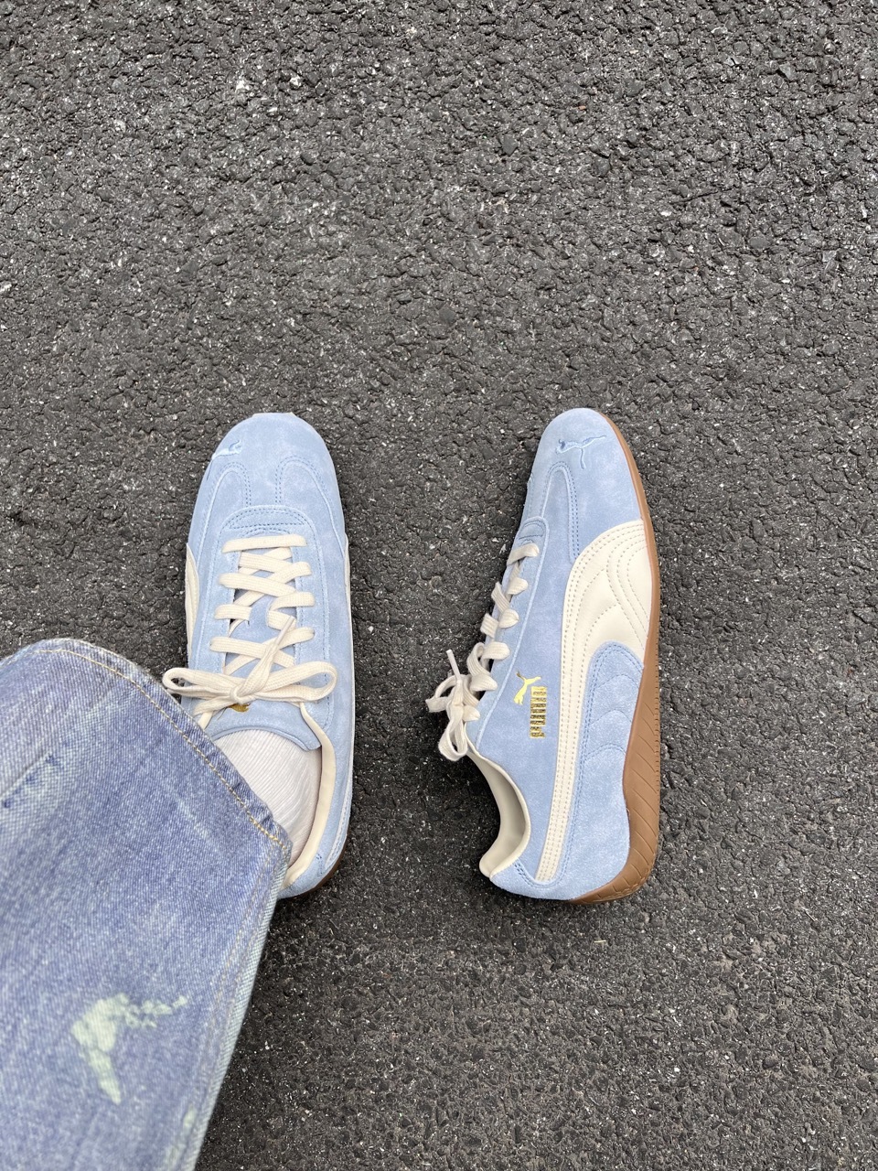 PUMA SPEEDCAT FADED 復古寶寶藍 奶油白 焦糖底 做舊 麂皮 賽車鞋 男女鞋 403688-01 / 預購