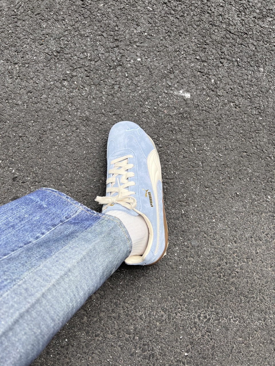 PUMA SPEEDCAT FADED 復古寶寶藍 奶油白 焦糖底 做舊 麂皮 賽車鞋 男女鞋 403688-01 / 預購