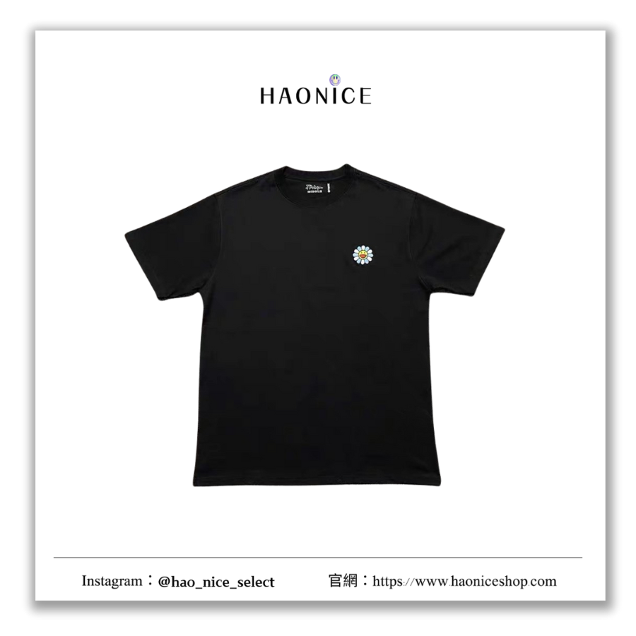 【HAO NICE】村上隆🔥J Balvin x Takashi Murakami 超強聯名⚡️彩色刺繡電眼太陽花短袖 短T