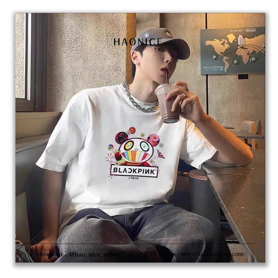 【HAO NICE】村上隆🔥Takashi Murakami  x BLACKPINK超強聯名⚡️經典玩偶 彩色太陽花 短袖 短T