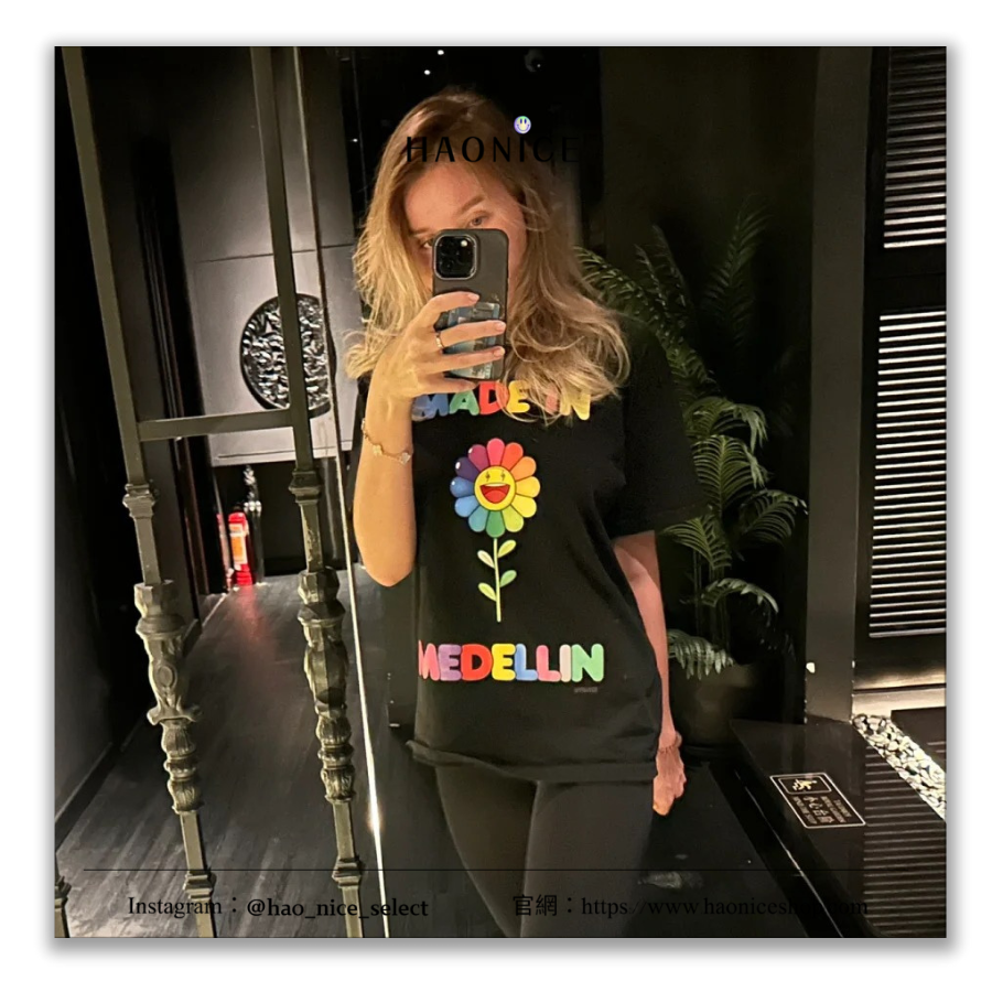 【HAO NICE】村上隆🔥J Balvin x Takashi Murakami 超強聯名⚡️彩色字母 經典太陽花短袖 短T