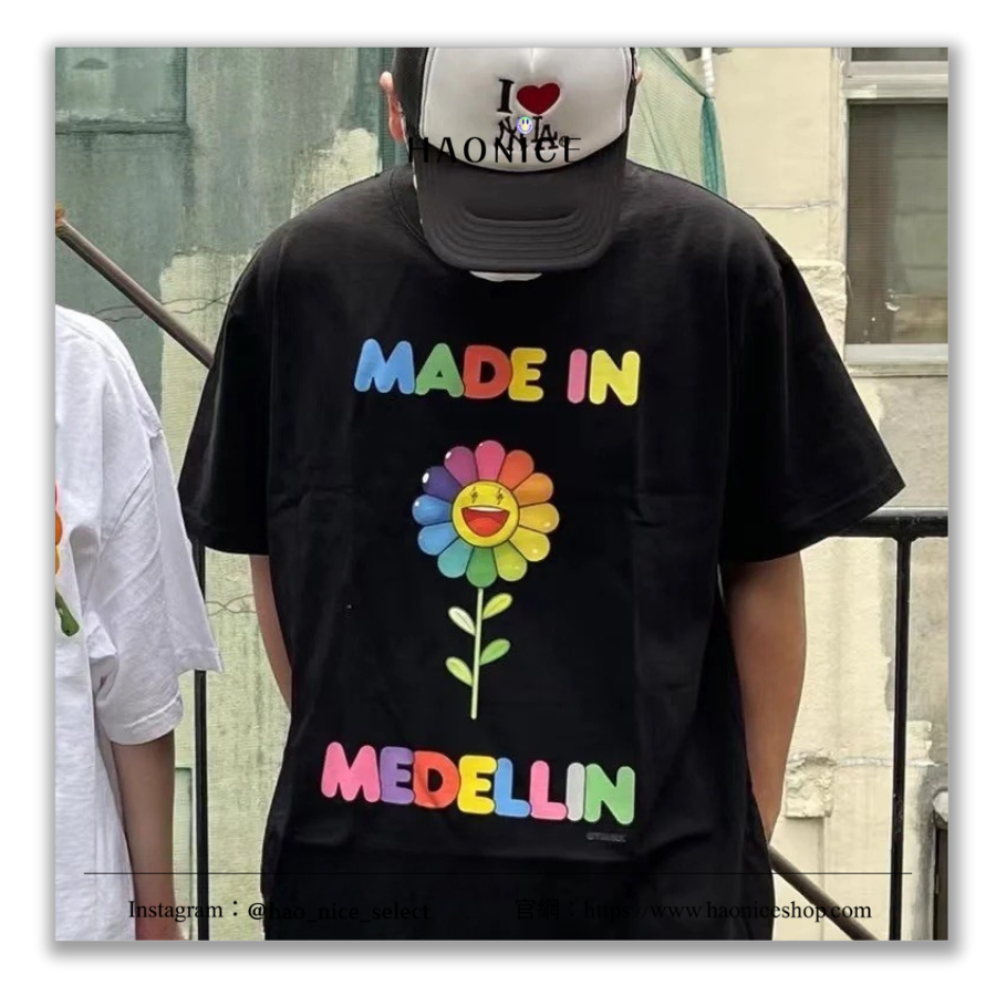 【HAO NICE】村上隆🔥J Balvin x Takashi Murakami 超強聯名⚡️彩色字母 經典太陽花短袖 短T