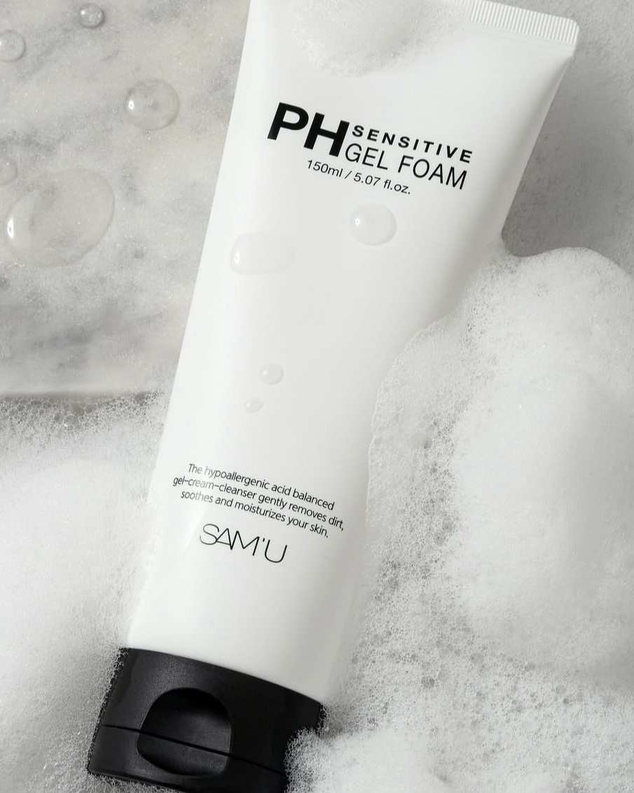 <獨家開團!!>SAM'U 莎繆 韓國限定 PH舒緩平衡 保濕 洗面乳 150ml
