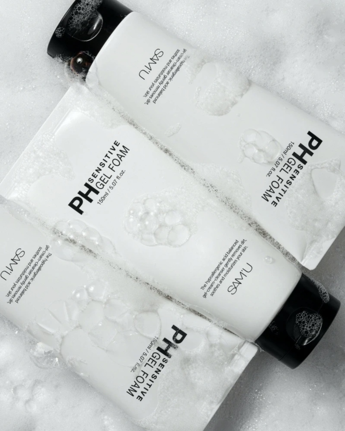 <獨家開團!!>SAM'U 莎繆 韓國限定 PH舒緩平衡 保濕 洗面乳 150ml