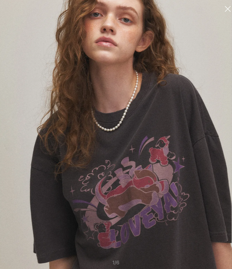 CPGN STUDIO / Someday Dream Pigment Short T-shirt / Dusty Purple /   JUL25