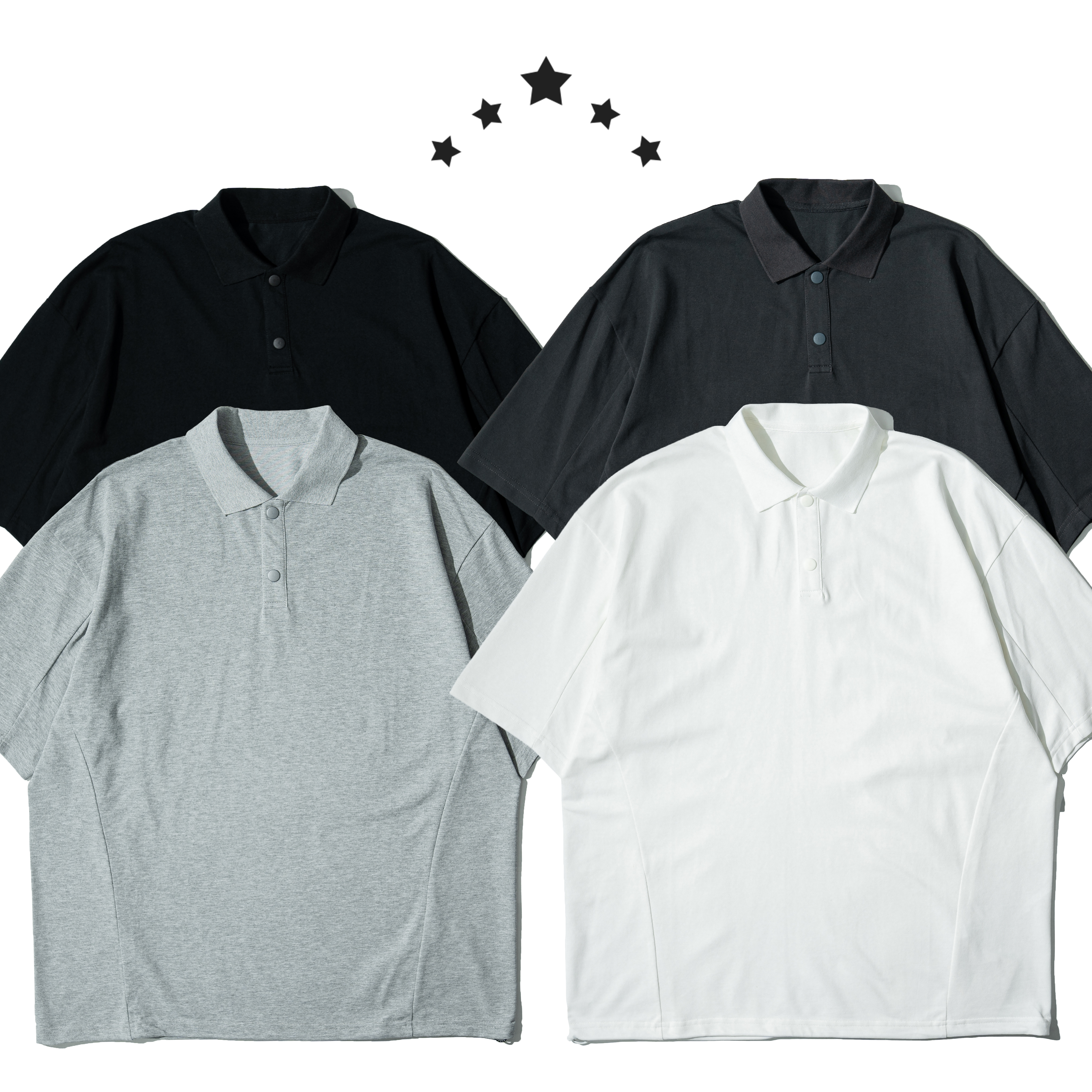 Coolmax Polo Shirts 寬鬆 涼感 Polo衫 [PTR-117]