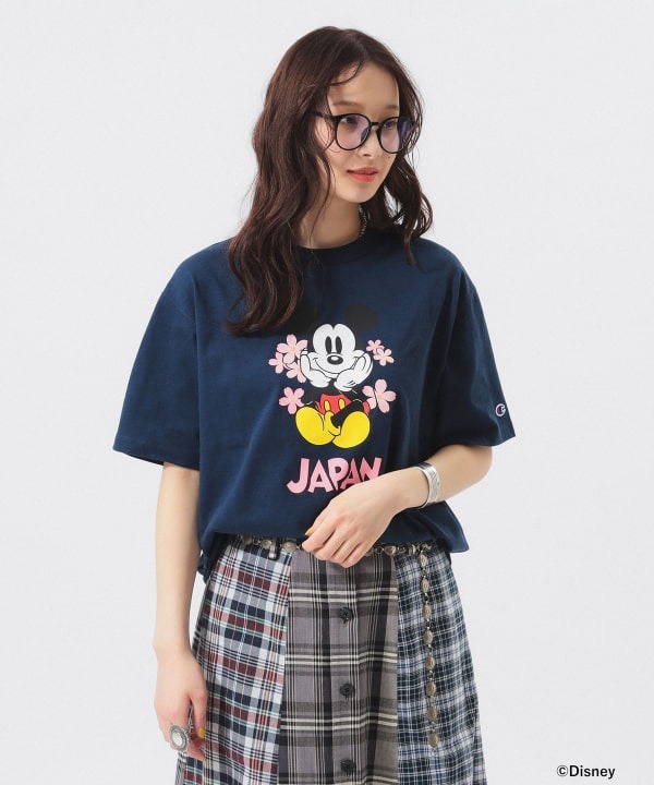 Beams Champion / Mickey Mouse / T-shirt