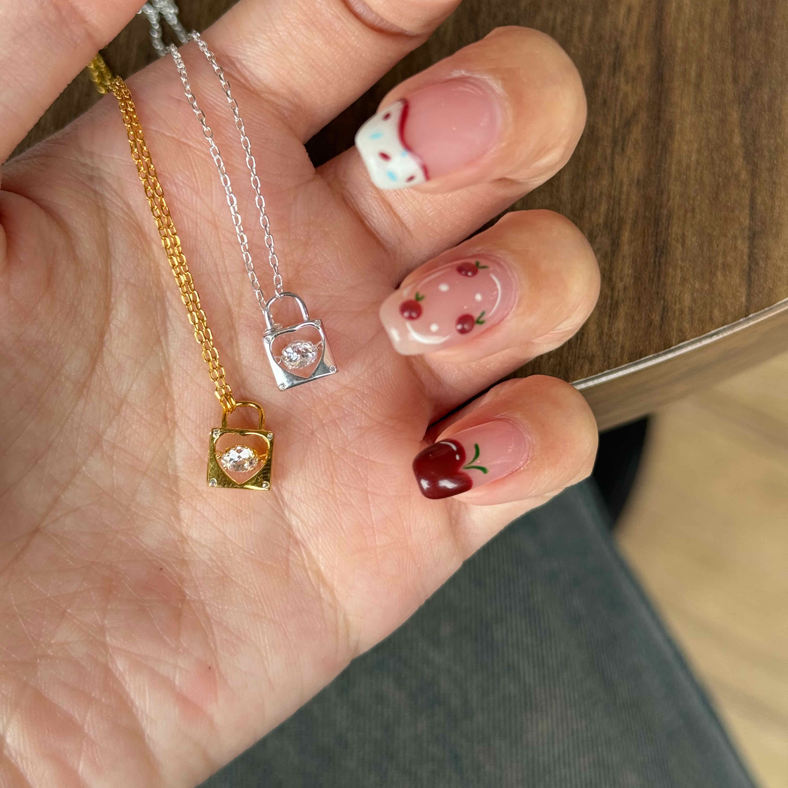 🇰🇷925 silver 首爾塔愛情鎖 項鍊｜2 color