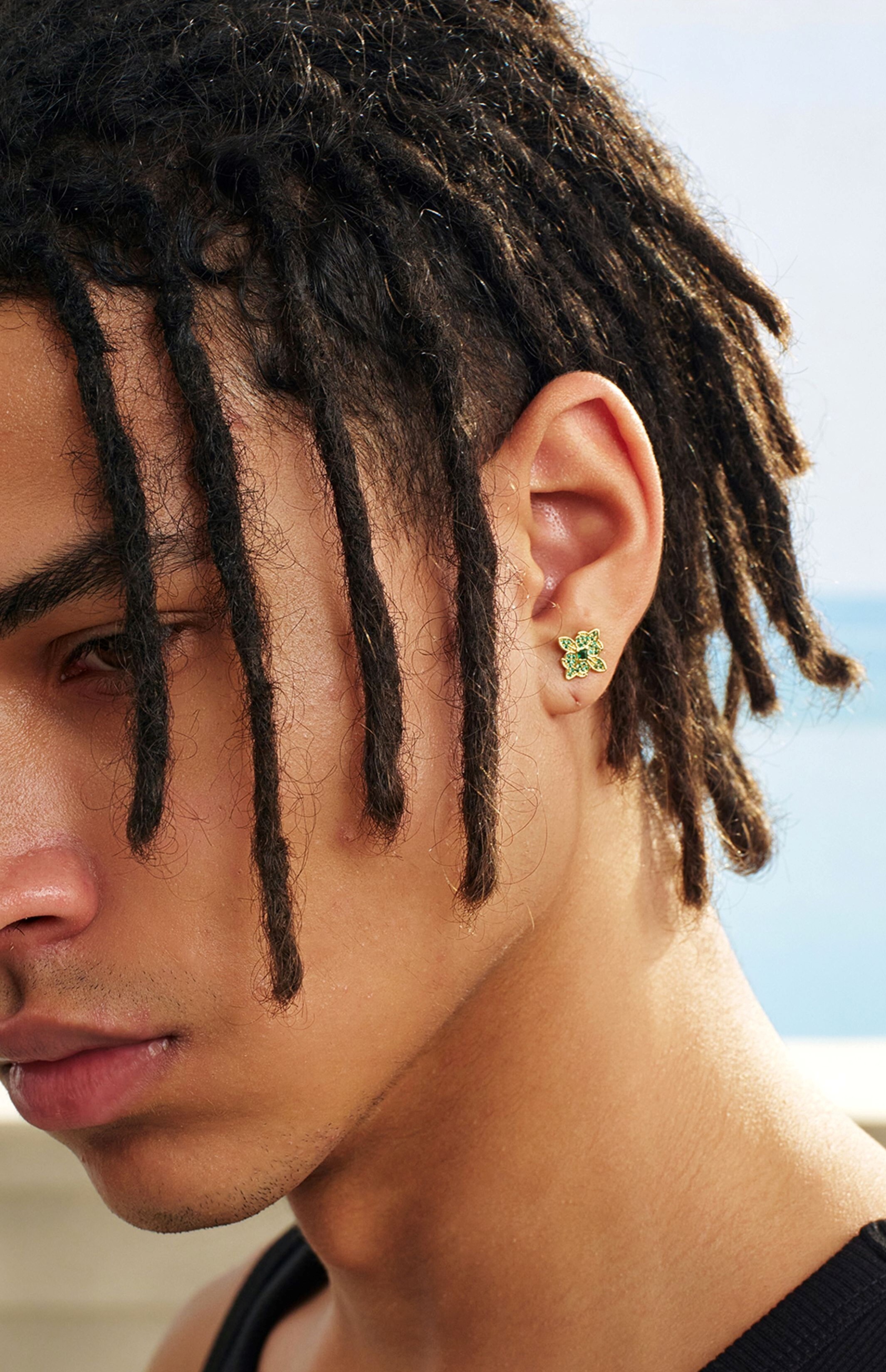 STK SmallTownKid 民族風 蝴蝶彩鑽 耳環