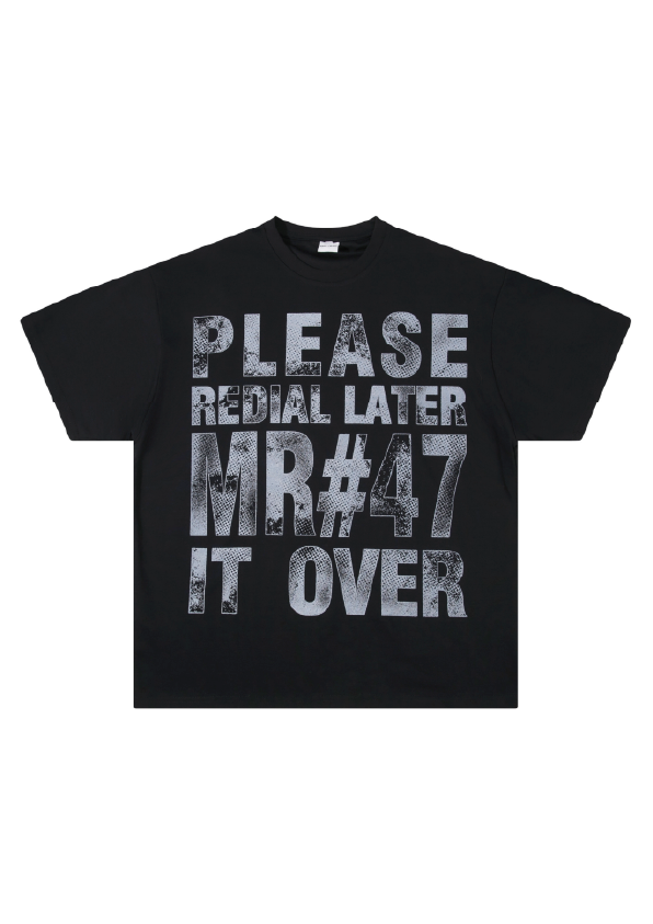 - SIMPLEACTION - MR#47印花短袖上衣