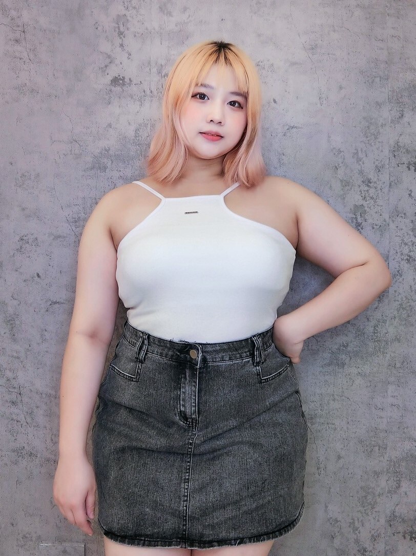 韓系小鐵牌削肩背心