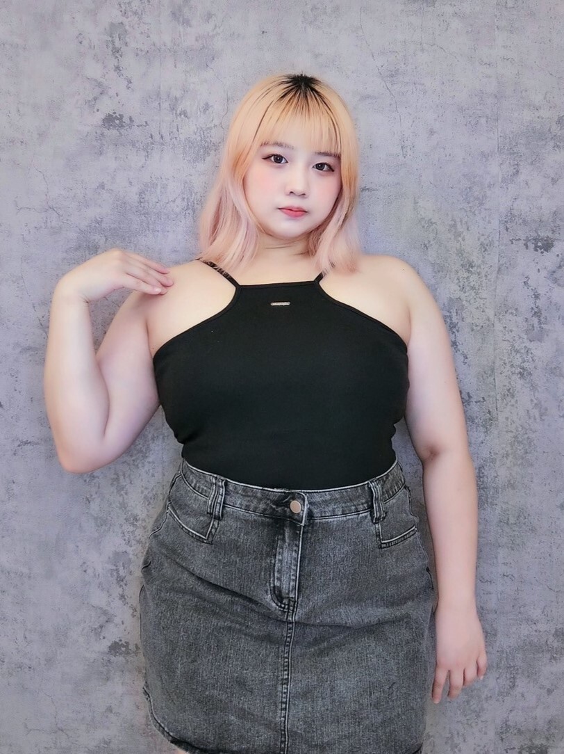 韓系小鐵牌削肩背心