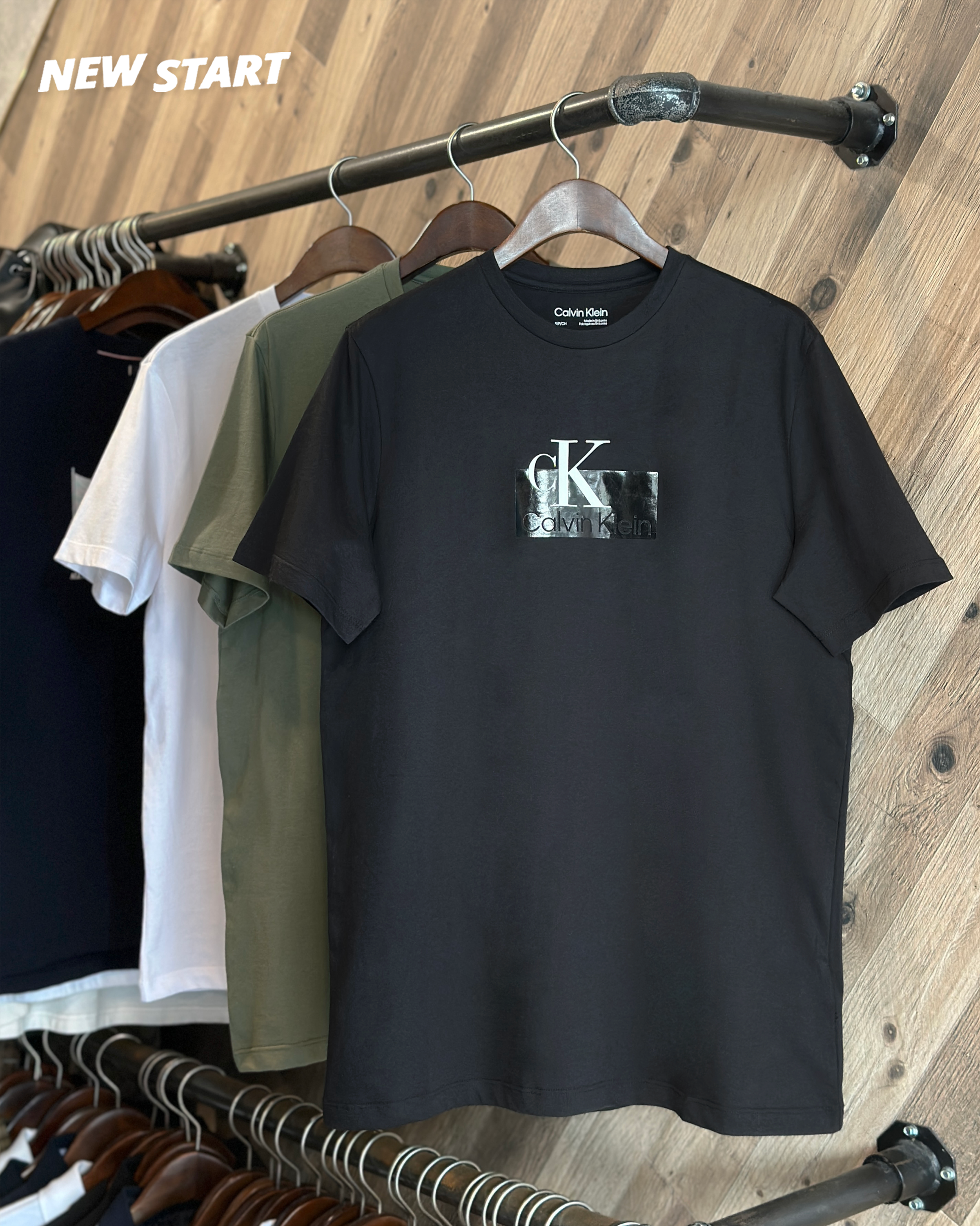 Calvin Klein CK 方塊字母 短袖上衣 短T