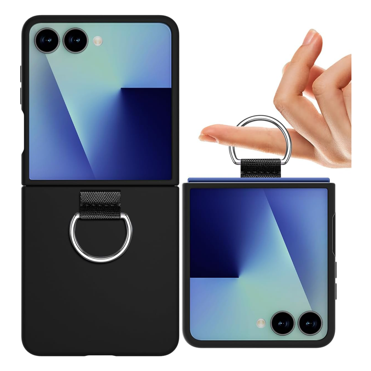 XPRO - Ring Slim Fit - Samsung Z Flip 7 Case 貼身防撞指環手機保護殼