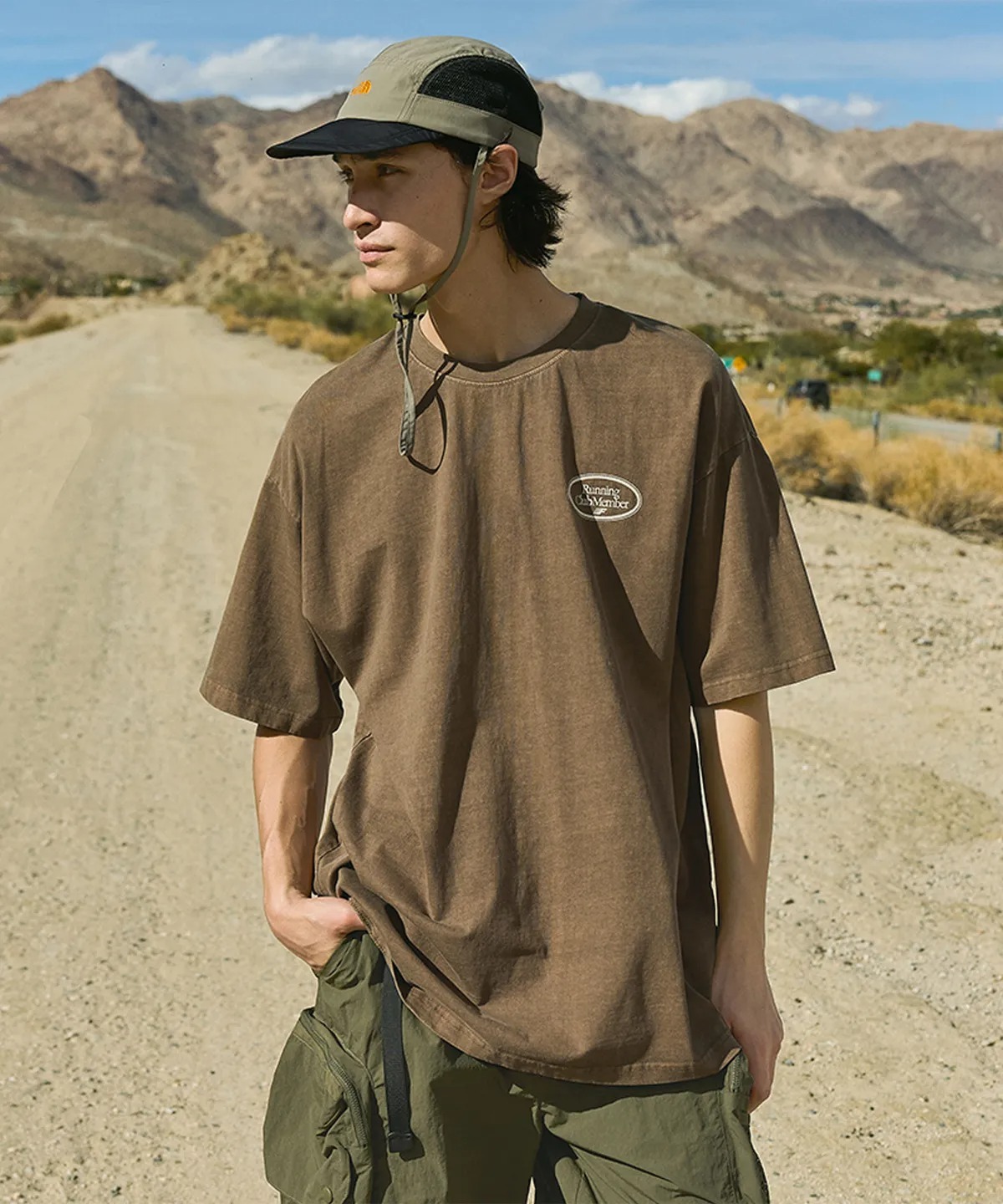 Fluke Running Slogan Pigment T-Shirt FST747