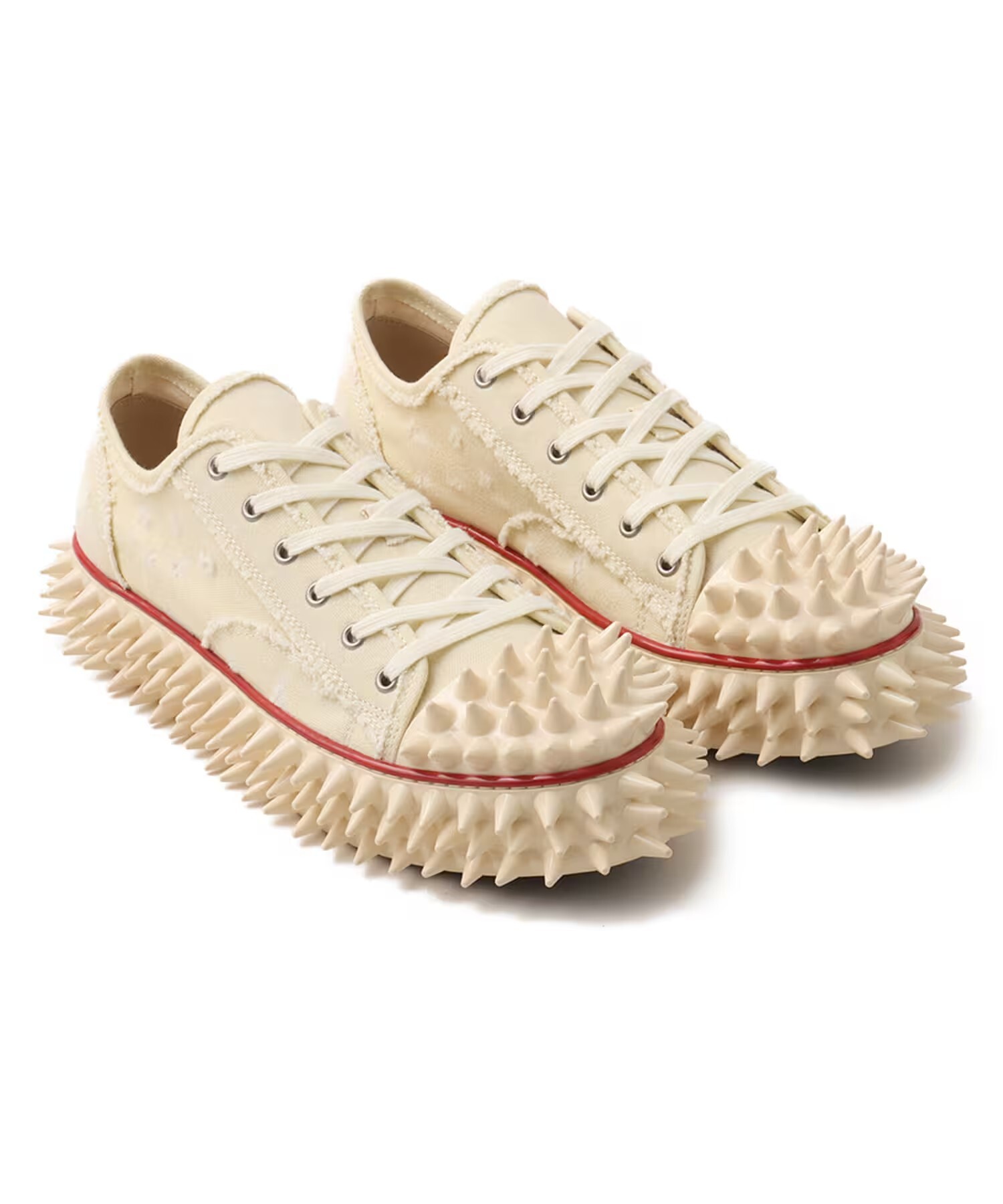【Focus Store】預購 Doublet Canvas Sneaker Ivory “White" 白色 25aw75ft62