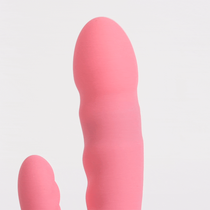 SVAKOM - Avery 抽插式兔耳按摩棒 - 草莓粉