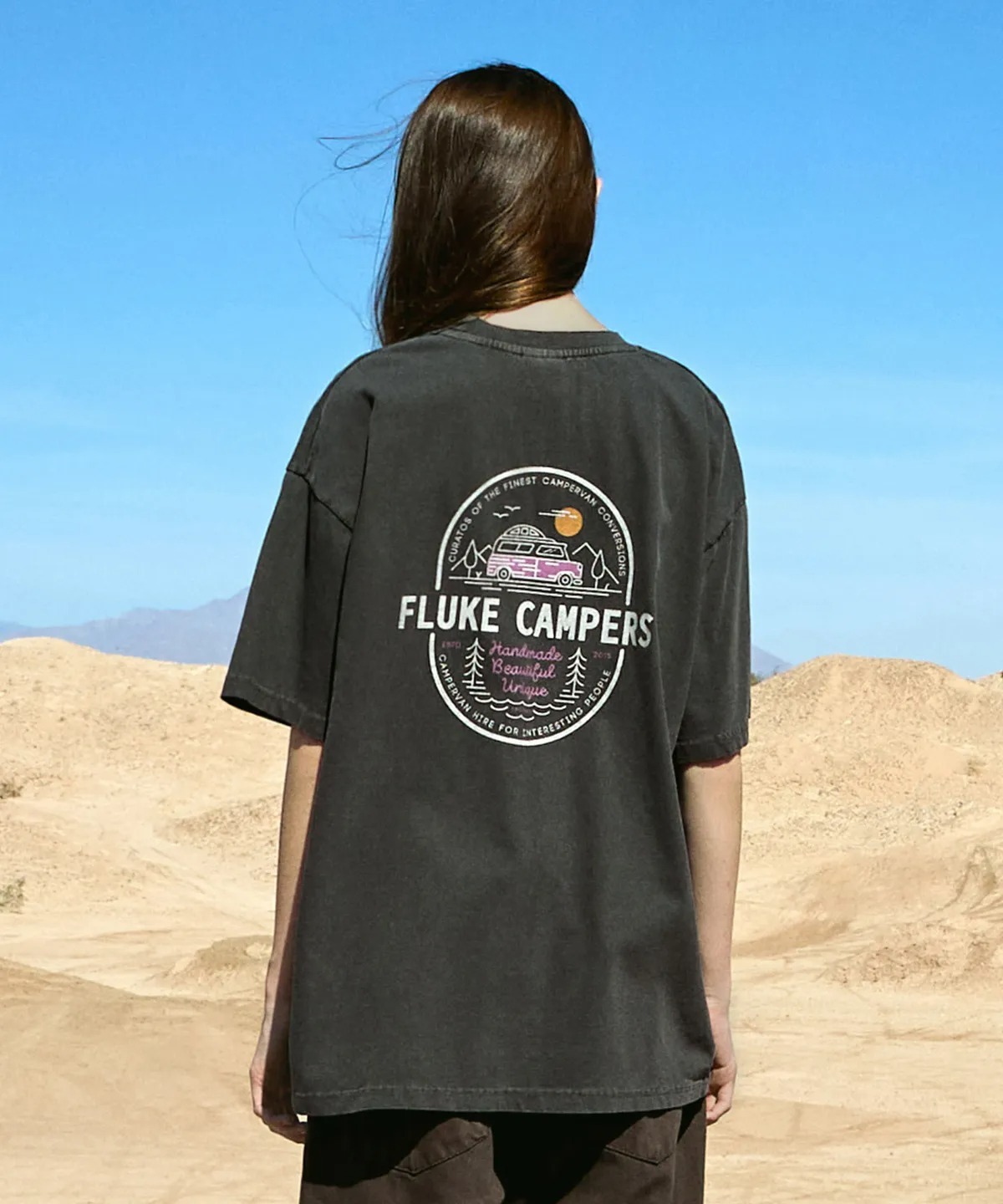 Fluke Camper Van Tour Pigment T-shirt FST710
