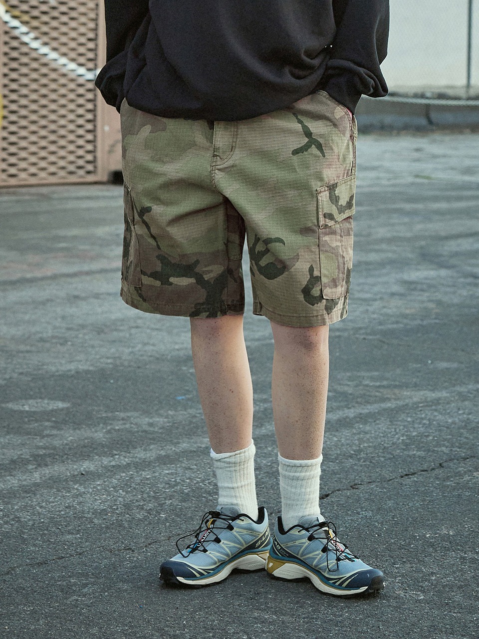 Fluke Original Camo Pocket Cago Half Pants FSP112