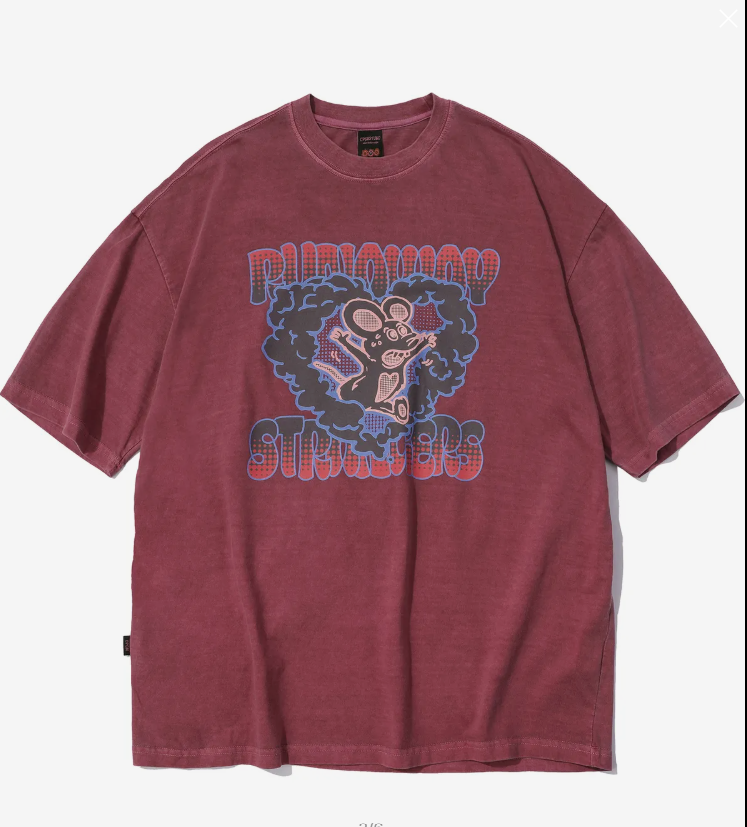 CPGN STUDIO / Runaway Charlie Pigment short T-shirt / Dusty Pink /  JUL25