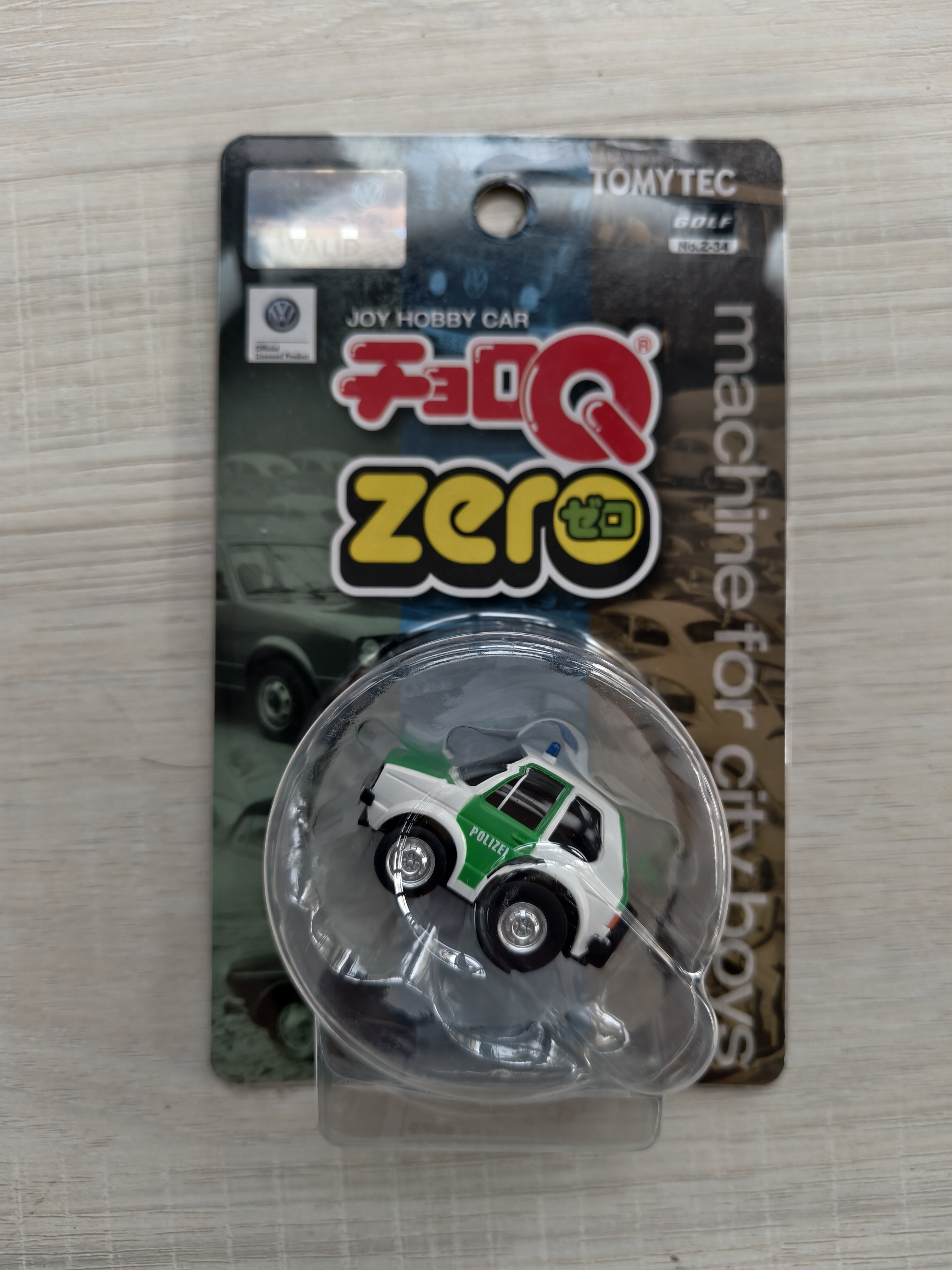 CHORO Q Z-34C VOLKSWAGEN GOLF POLICE CAR DEUTSCH