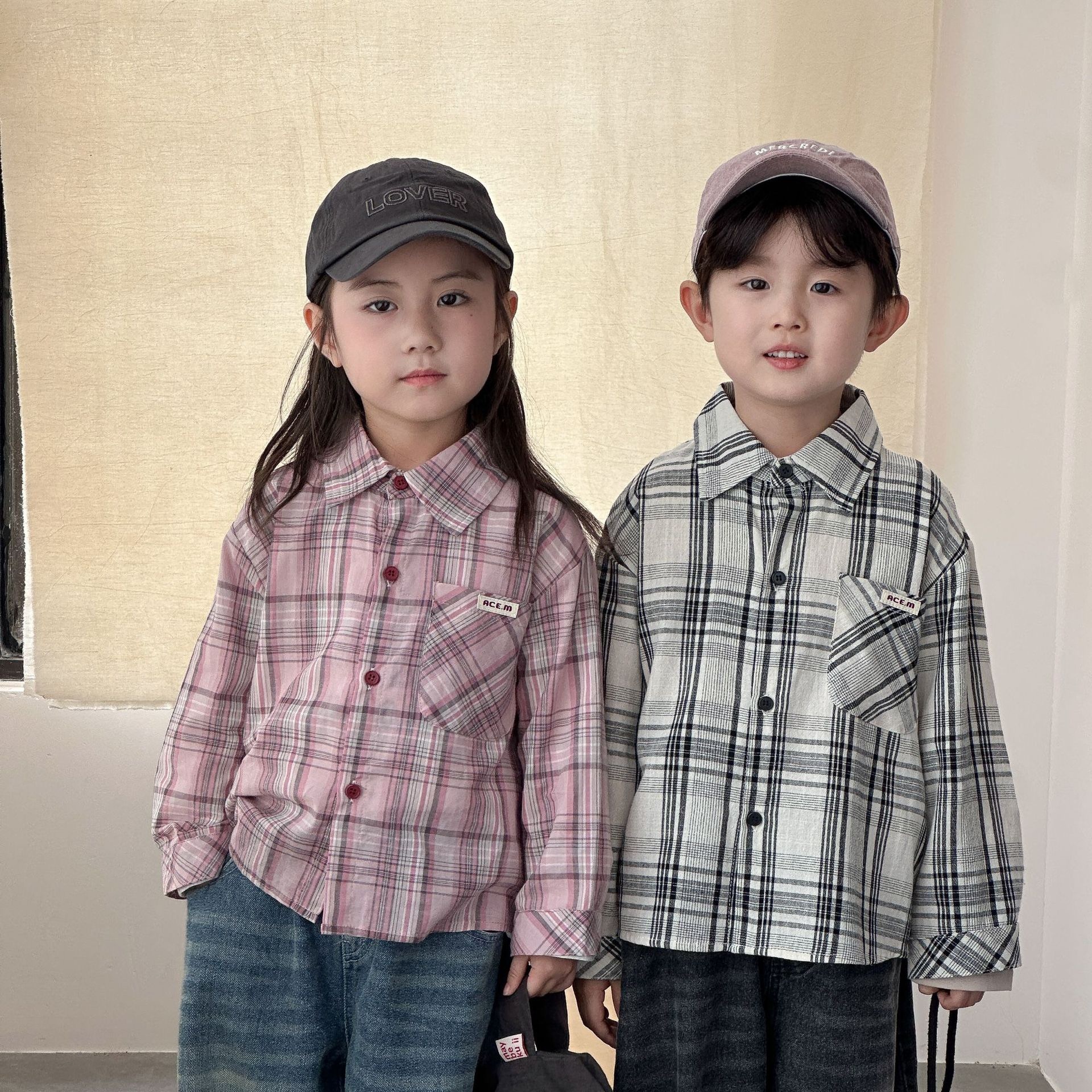 好脾氣格子上衣