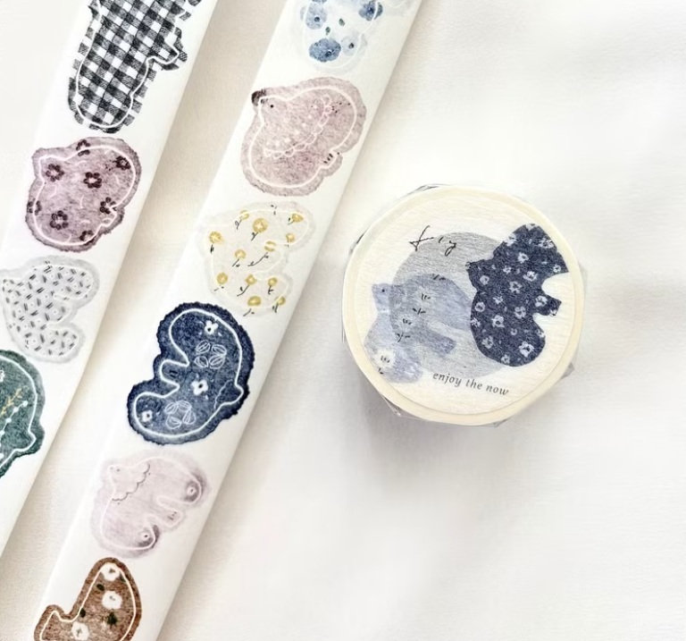 Pion．飛鳥 2.5cm割型和紙膠帶 <整捲/分裝>